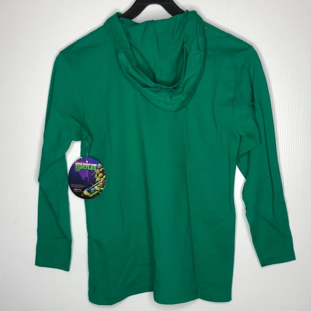 TMNT Graphic Long Sleeves Tee Hoodie Medium - Picture 3 of 4
